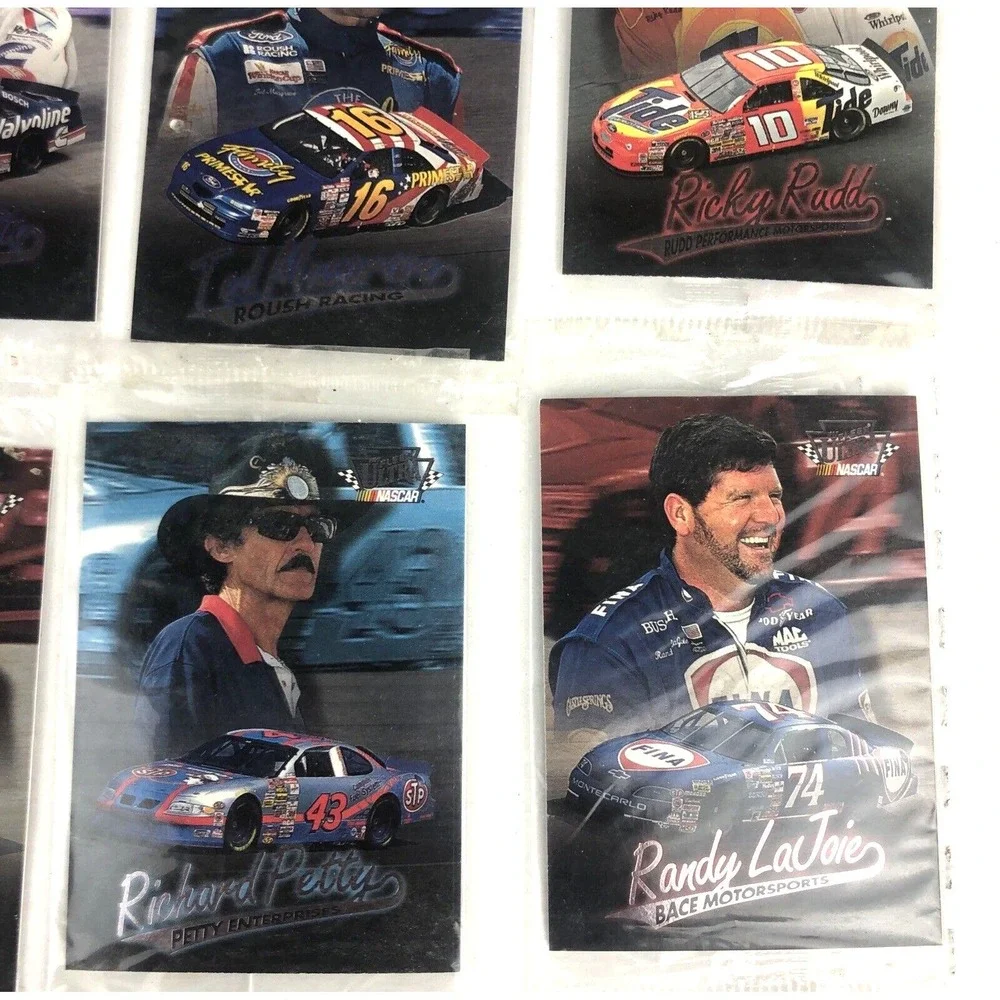 Nascar Race Cards Shoney's Special Fleer Ultra‎ 1997 Factory Sealed Ephemera Vtg